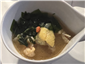 miso soup with crab